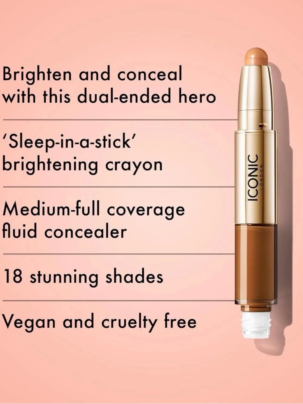ICONIC London Radiant Concealer & Brightening Duo – Natural Deep